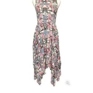 + Modcloth Handkerchief Hem Floral Dress